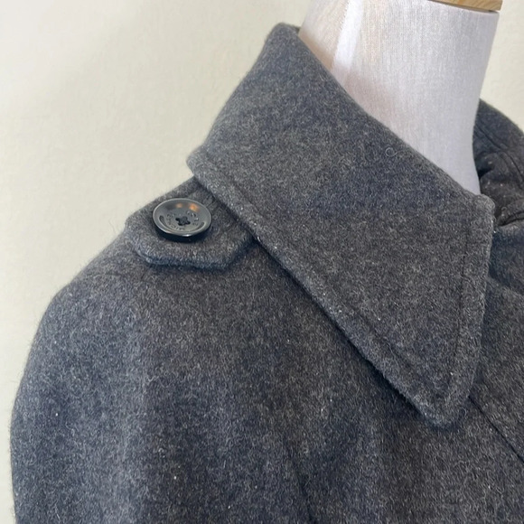 Michael Kors dark gray wool pea coat size small - Picture 5 of 8